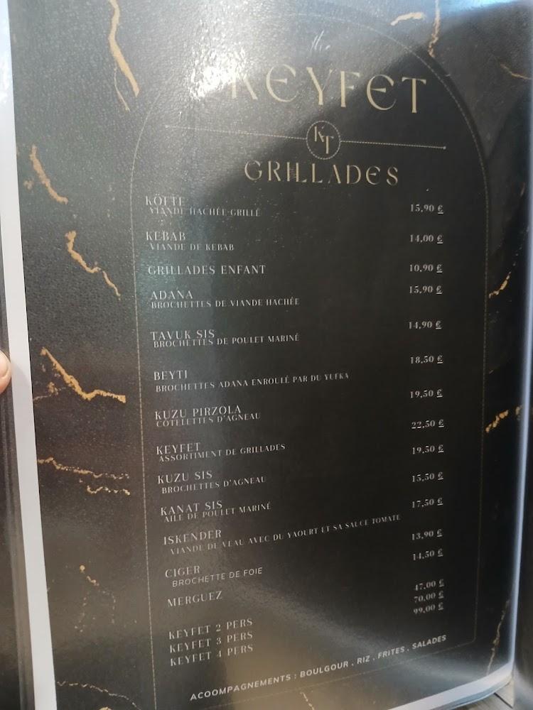 KEYFET - RESTAURANT - Menu Image 3